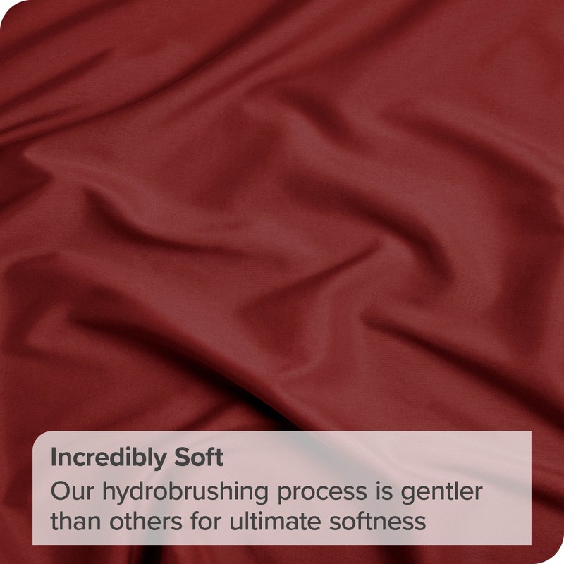 Bare Home Fitted Bottom Sheet Double - Premium 1800 Ultra-Soft
