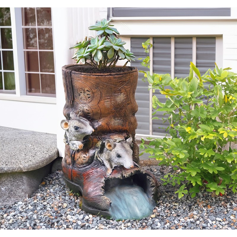 Euiroet Garden Rain Downspout Diverter, Splash Block & Gutter Extender,