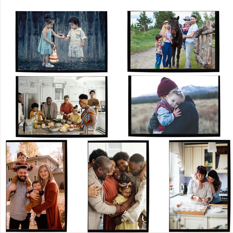 Iconikal 40-Pack Magnetic Picture Frame Photo Sleeves for 4x6 Pictures