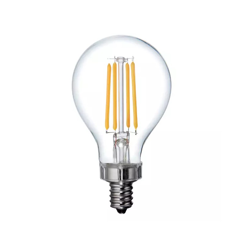 GE Relax 60w Clear EQ A15 Soft White Candelabra Base