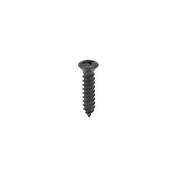 Auveco # 10164#8 X 3/4" Phillips Oval Head Tapping Screw Black Oxide AB with #6 Head Qty 100.