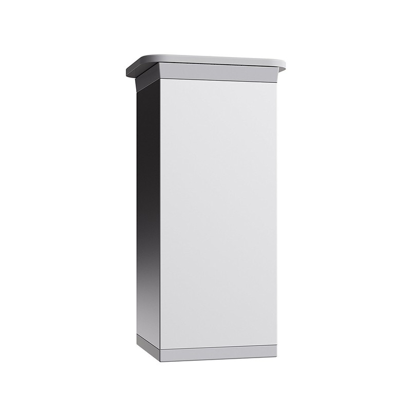 MFV1-AL Furniture Feet, Colour: Aluminium, Square Profile: 40 mm x