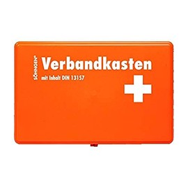 Verbandkasten KIEL KU-orange mit Füllung Standard DIN 13157 ohne Wandhalterung