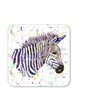 Coaster Zebra Wildlife animal Coasters Watercolour Art Gift Work Office