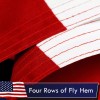 G128 Combo Pack: 3x5 Ft 75D Printed USA American Flag