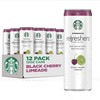Starbucks - RTD Coffee, Refreshers with Coconut Water, Black Cherry