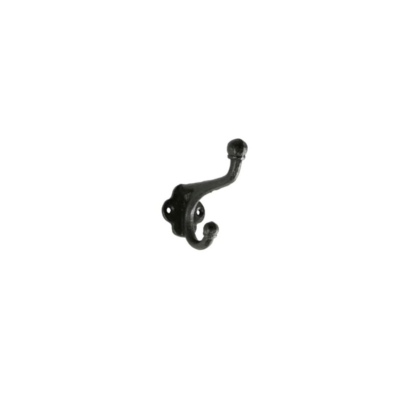Dulton S255-92ABK Iron Parts, Wall Hook, Antique Black, Height 3.0