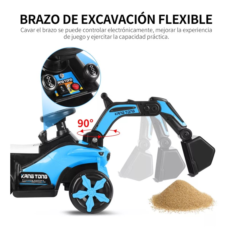 Show Me Excavadora Eléctrica Montable Para Niños