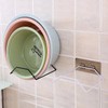 Multi-Functional Bathroom Organizer: Washbasin Holder & Towel Rack Basin Holder (Clear) 3ea