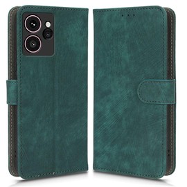 Case Compatible with HMD Skyline, RFID Block Magnetic Flip Leather Shockproof Protective Cover with Card Slots, Kickstand