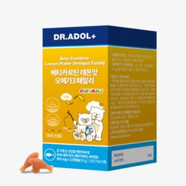 Doctor Adol Dr. Adol Children's Beta Carotene Omega 3 Lemon Flavor 120 Capsules / 닥터아돌 어린이 베타카로틴 오메가3 레몬맛 120캡슐