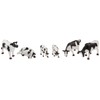 Bachmann 33153 FIGURES - COWS - BLACK & WHITE (6pcs/pk)