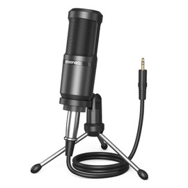MAONO Condenser Microphone, Cardioid Studio Condenser Recording Mic with 3.5mm XLR for podcasting, Streaming, Singing, Vocal, Home-Studio