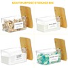 4 Pack Clear Laundry Pods Container & Dryer Sheet Holder