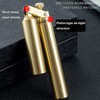 Kerosene Copper Lighter, Vintage Trench Lighter, Creative Windproof Brass Lighter