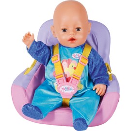 BABY born Zapf Creation 828830 Car Seat with Seat Belts for 43 cm Dolls