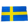 NWFlags Sweden Flag 5ft x 3ft 75d Premium Polyester Suitable
