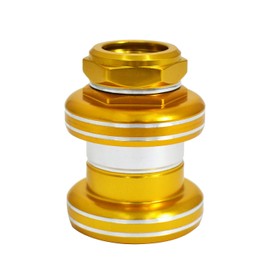 YST Old School BMX 1" Threaded Bike Headset 32.5 Cups 26.4mm, Gold, YT2882
