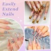 MELLIEX 144-Piece Dual Nail Forms Set, 6 Styles Acrylic Nail