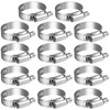 MIAHART 21-38mm Hose Clips Stainless Steel Adjustable Worm Drive Hose