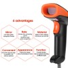 Barcode Scanner 1D Dimensional Wired Laser Automatic Scanning Label Reader