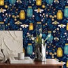 SuxiGlo Firefly Night Botanical Wallpaper Peel and Stick Wallpaper
