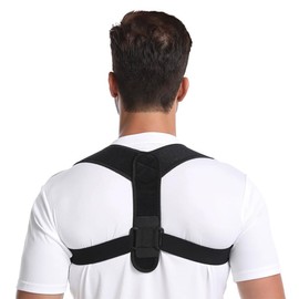 TOEECY Posture Corrector Back Women Men Straight Back Straightener Back Support Belt Adjustable Shoulder Brace Breathable Posture Trainer Shoulder Strap Back Posture Corrector Neck Shoulder