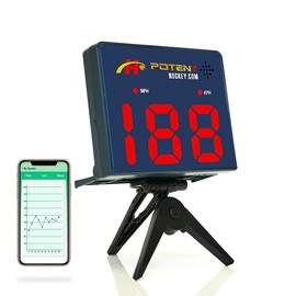 Hockey Training Equipment - Speed Radar Gun 2.0 - Instantly & Accurately Measure Shot, Ball, Pitch Speed - Track & Record Progress with App Support - Multi-Sports Training Gift (Hockey)
