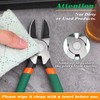 SPEEDWOX Flush Cut Pliers Side Cutting Pliers with Longer Flush