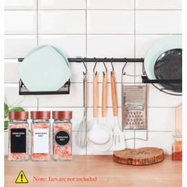 Zepkouel 25 Pcs Spice Jar Lids Acacia Wood,Fits 4 Oz and 8 Oz Glass Spice Jars,For Square and Round Plastics Spice Jars,Jar Not Included