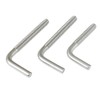 20 Pack M6x40mm L Shaped Foundation Bolt with Washers and