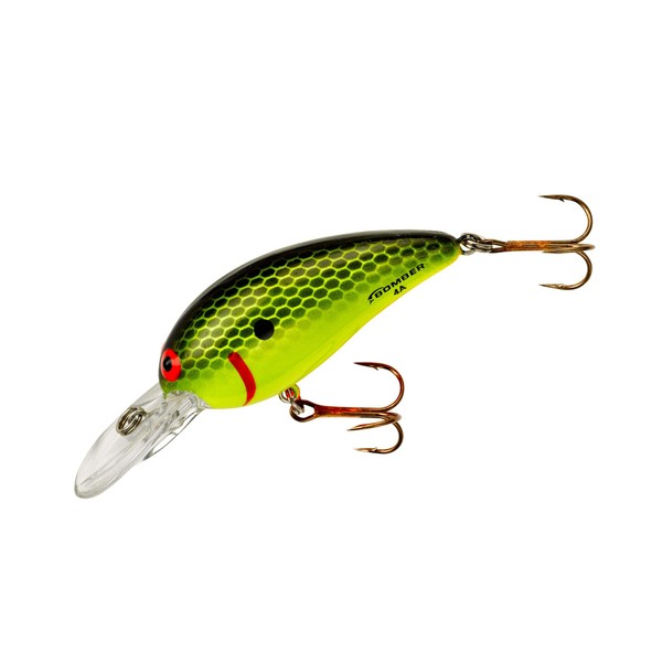 Bomber Model A Fishing Lure (Black Chartreuse, 2 5/8-Inch)