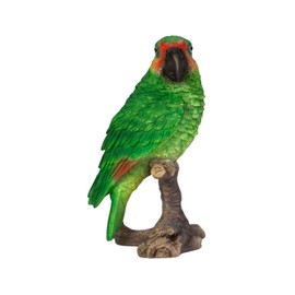Uvia Mini Parakeet Green 2.6x5.2x11cm Doll Figurine Figurine Animal Garden Decoration Bird H14227-1B