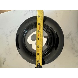 FORGIATO Black Floating Center Caps For Bentley Forgiato XL Hubcap Rim Emblem