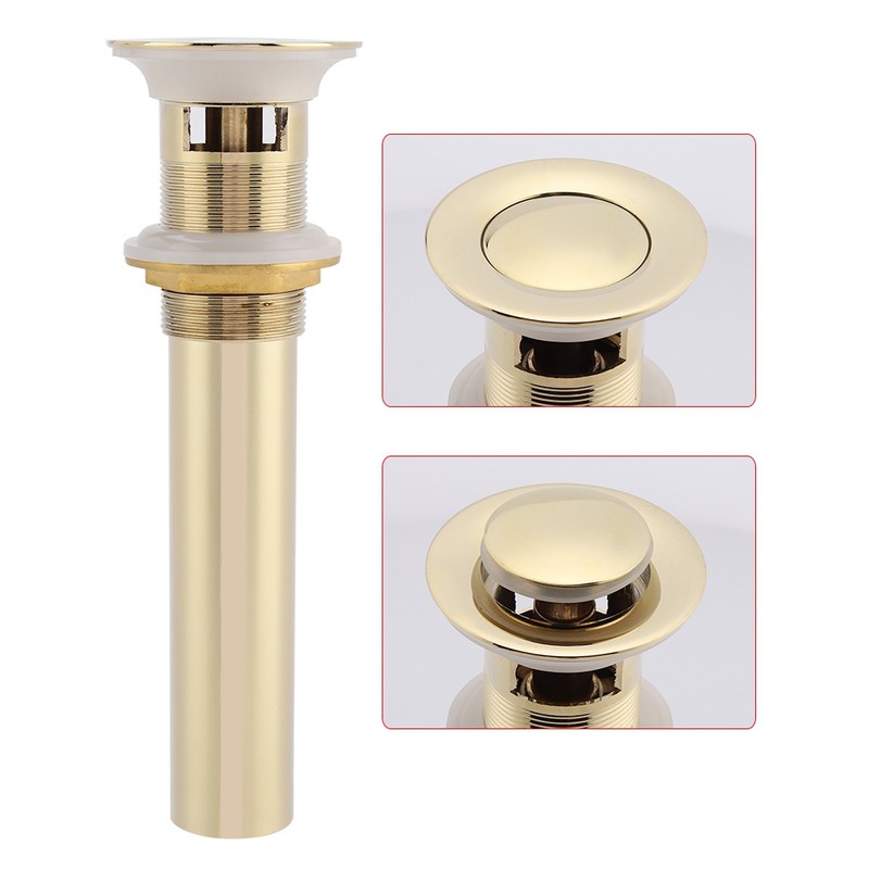 G1-1/4" Brass Bathroom Basin Sink Pop Up Drain Assembly with