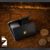 Am De Mas CP-045 Men's Compact Coin Case, Genuine Leather,