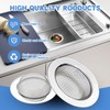 RQYEKDO Kitchen Sink Strainer Stainless Steel with Fine Mesh4.4 inch