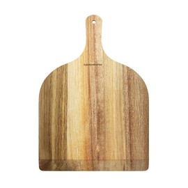 G.a HOMEFAVOR Acacia Wooden Pizza Peel - 12 x 14 Inch Pizza Paddle with Wood Handle, Pizza Spatula for Baking and Transferring, Large Wood Cutting Board for Oven, Kitchen