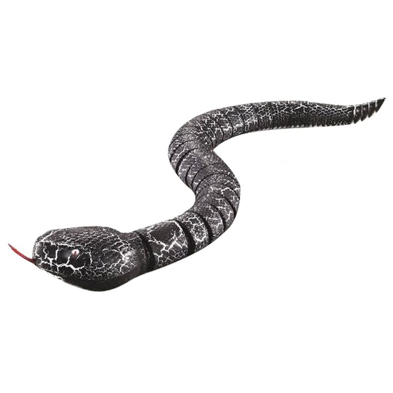 RC Snake Toy Retractable Tongue Swinging Tail Sliding Motion USB