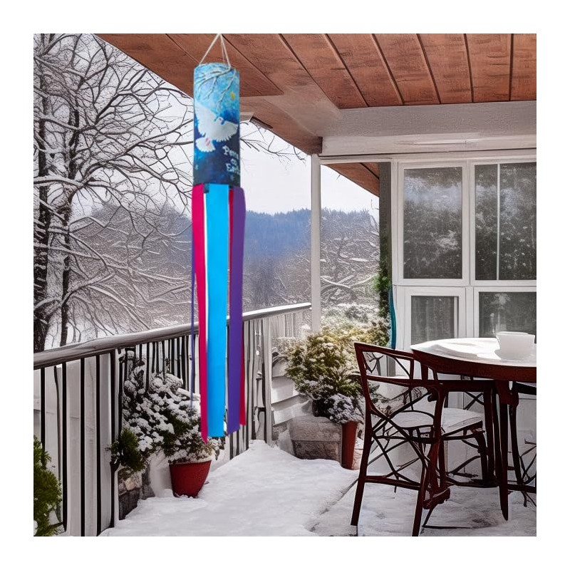 Peace Dove Windsock Durable Outdoor Hanging, 40 Inch Seasonal Farmhouse