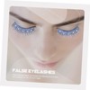 Baluue 25pairs Rhinestone Fake Eyelash Extensions for Festivals and Cosplay