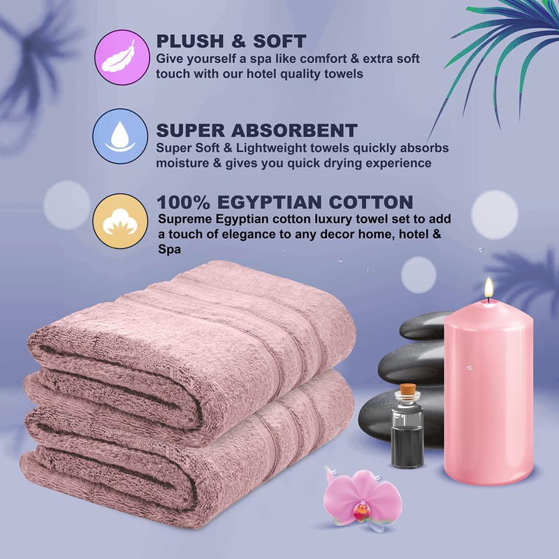 Towelogy® Premium Quick Dry Bath Sheets Oeko-Tex Certified Ecofriendly 100%