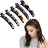 SXQLYH Double Layer Hair Clip, Pack of 5 Braided Hair