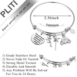 Pliti Every Princess' Fairy Godmother Bracelet - Christening Godmother Gift: 'Will You Be Mine?'
