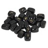 Rune Stones Ancient Rune Fine Workmanship Stylish Appearance Obsidian Material
