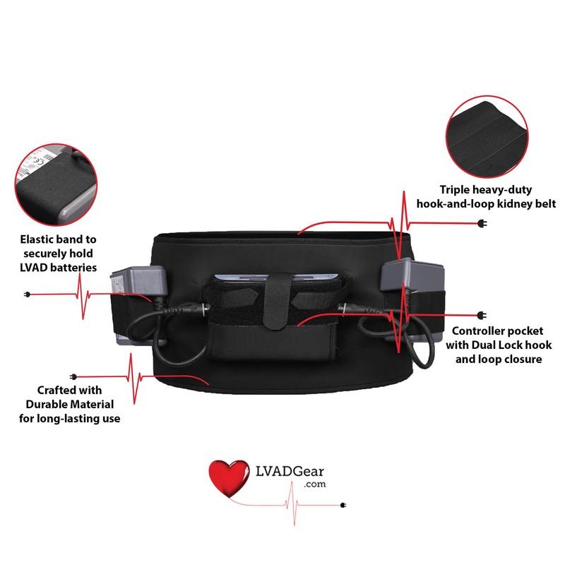 LVAD Gear Sleeping Belt for HeartWare – Adjustable Night Support