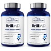 1MD Nutrition KrillMD - Antarctic Krill Oil Omega 3 Supplement
