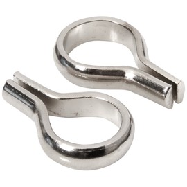 Merriway BH04390 (10 Pcs) Banjo Style Bookcase Stud, Nickel Plated Steel 6mm Diameter - Pack of 10 Pieces