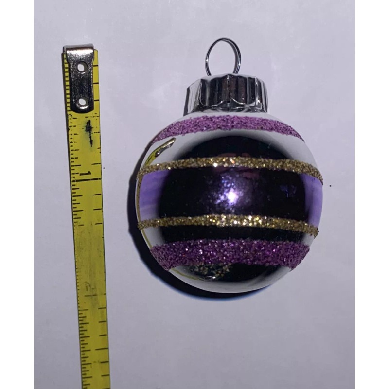 Christopher Radko Shiny Brite 20 Christmas Ornaments 1940's design Pink