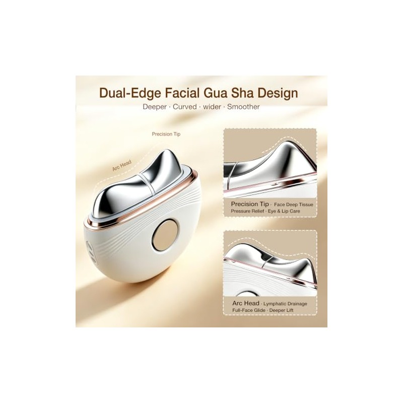 Electric Gua Sha Facial Neck Sculpting Tool for Skincare Routine,